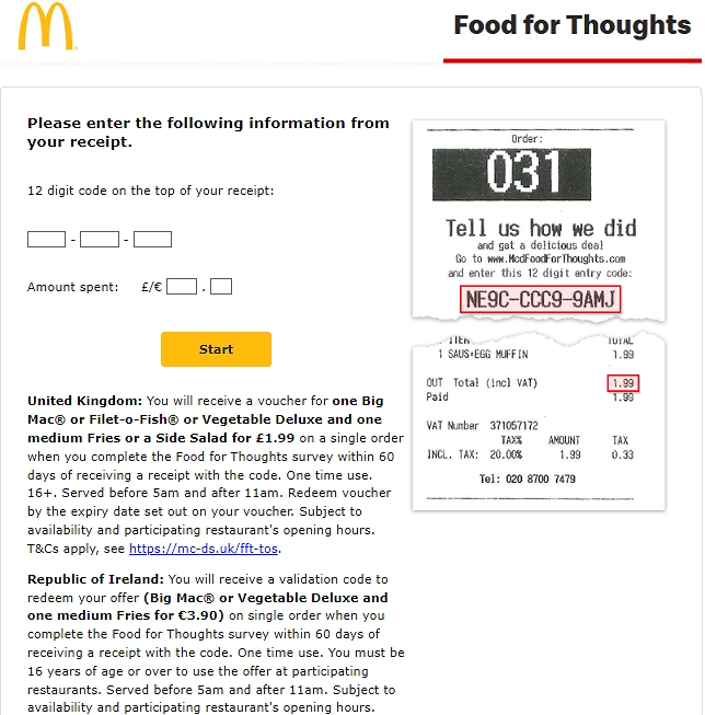 mcdfoodforthoughts.com survey page